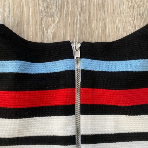 NWOT Maggy London Short Sleeve Stripe TShirt Sheath Dress - Picture 4 of 5